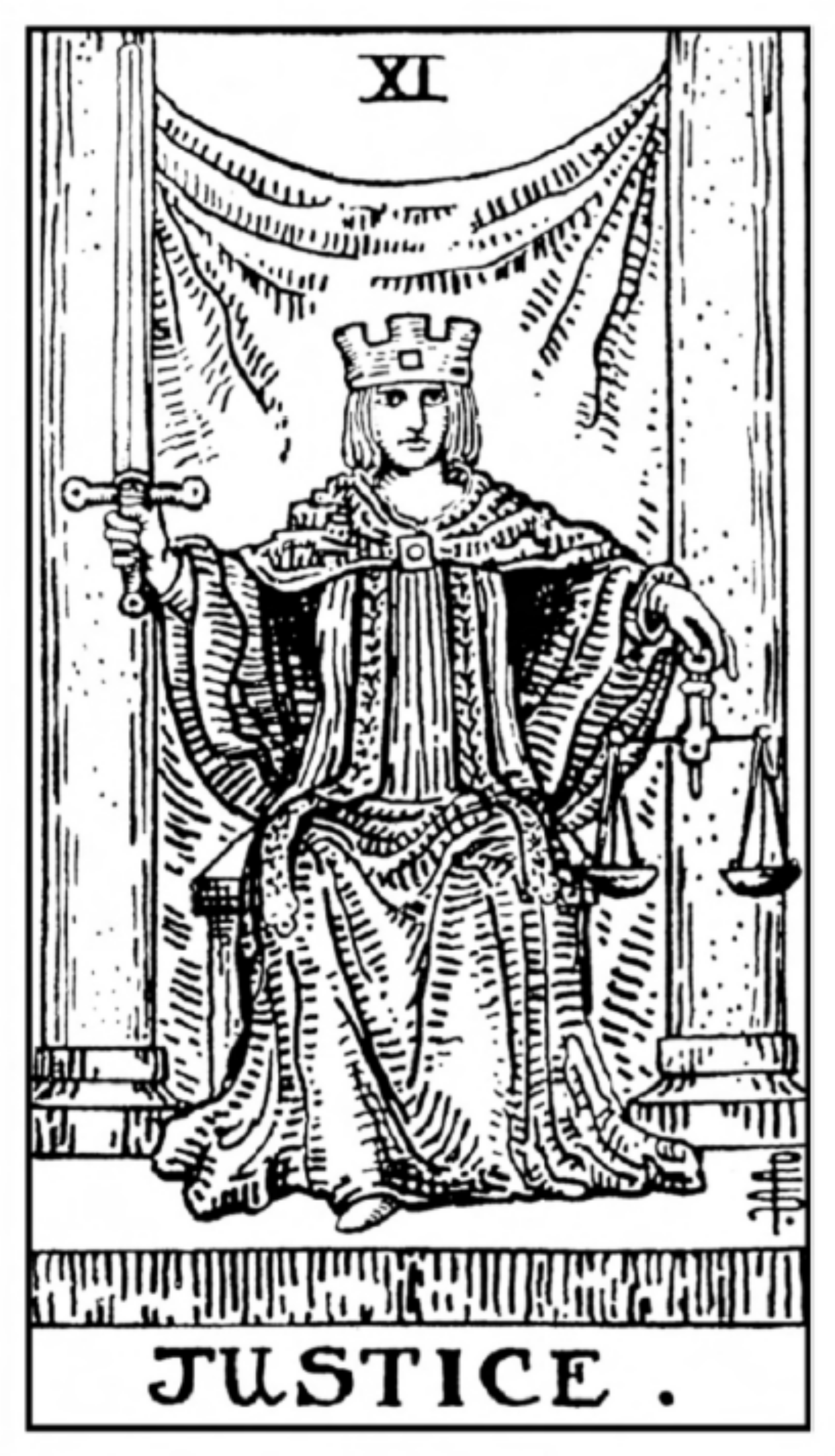 Justice Tarot T-Shirt