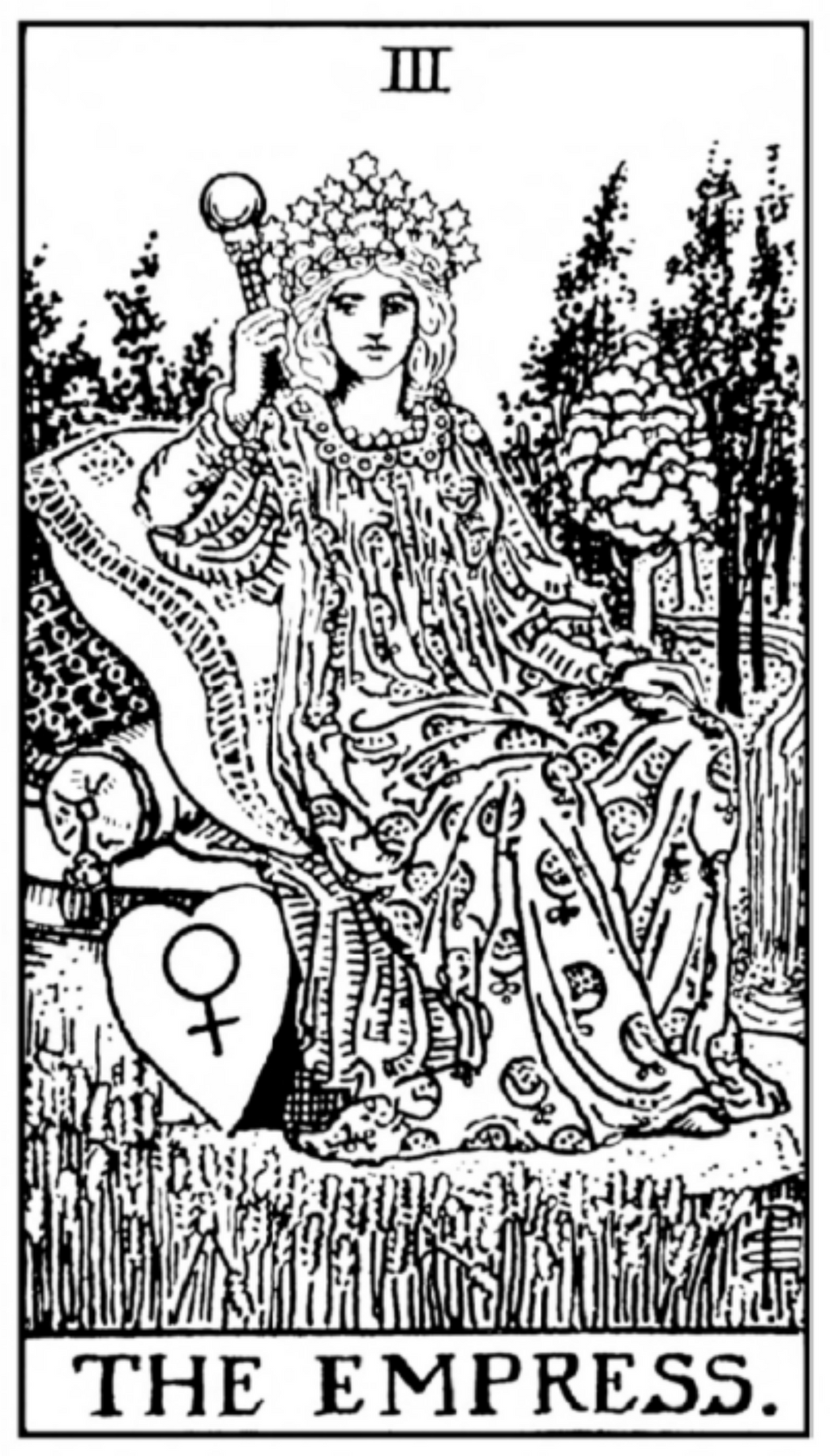 The Empress Tarot T-Shirt