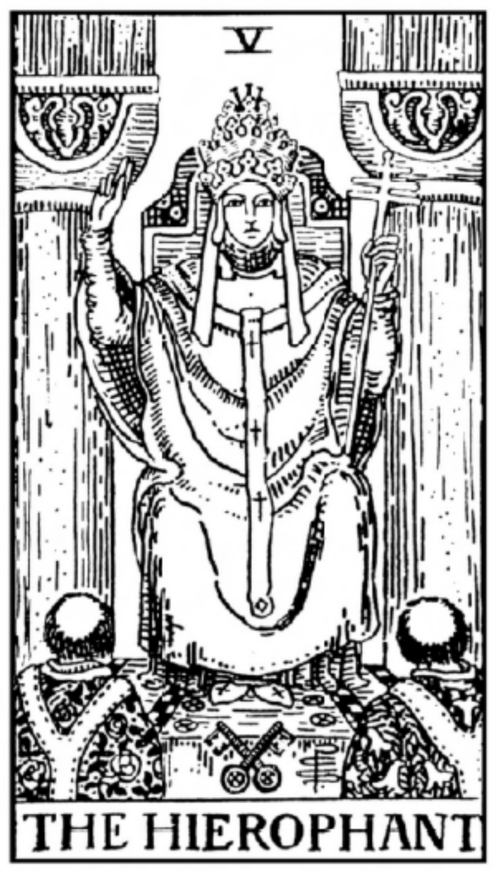The Hierophant Tarot T-Shirt