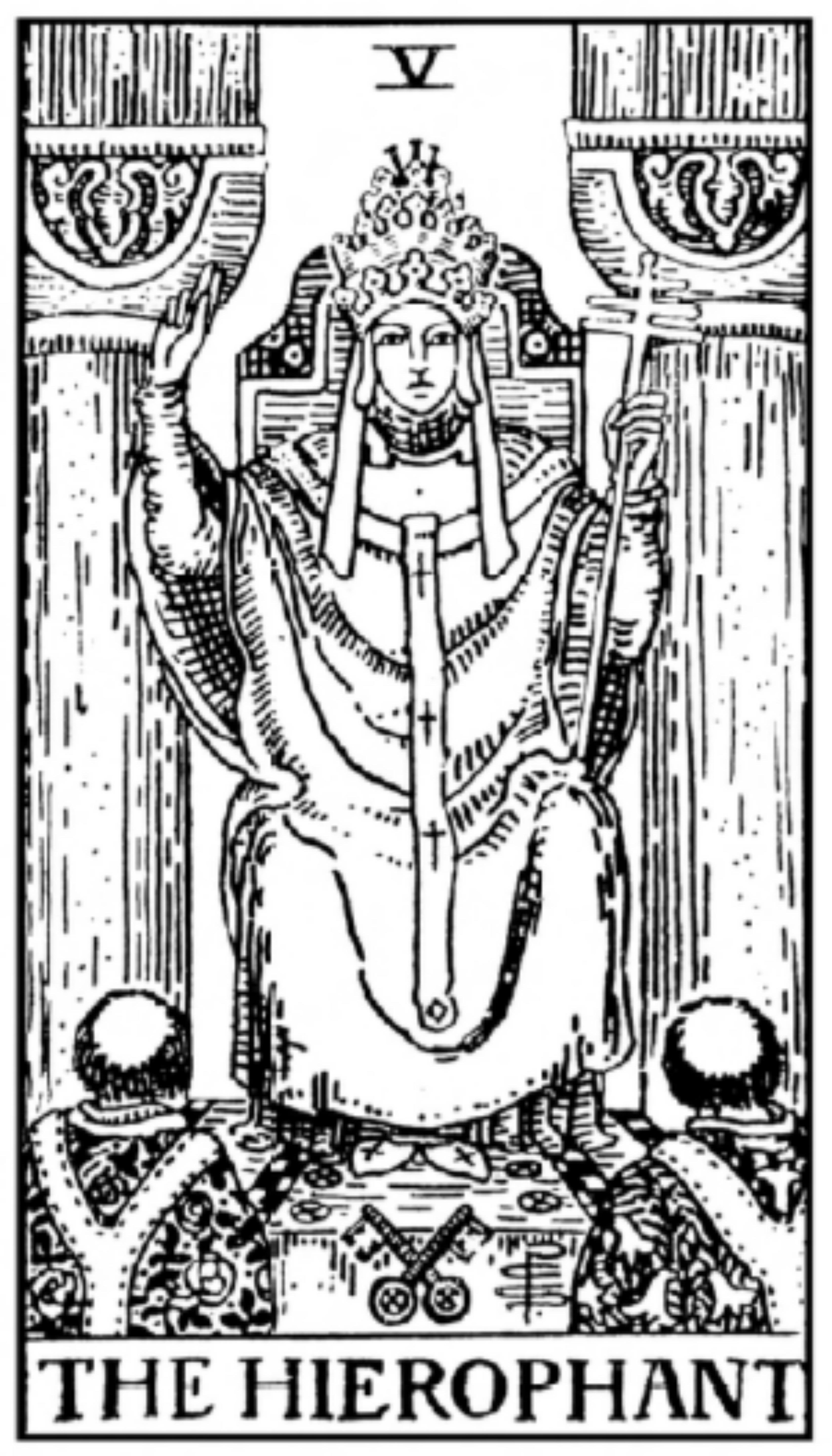 The Hierophant Tarot T-Shirt