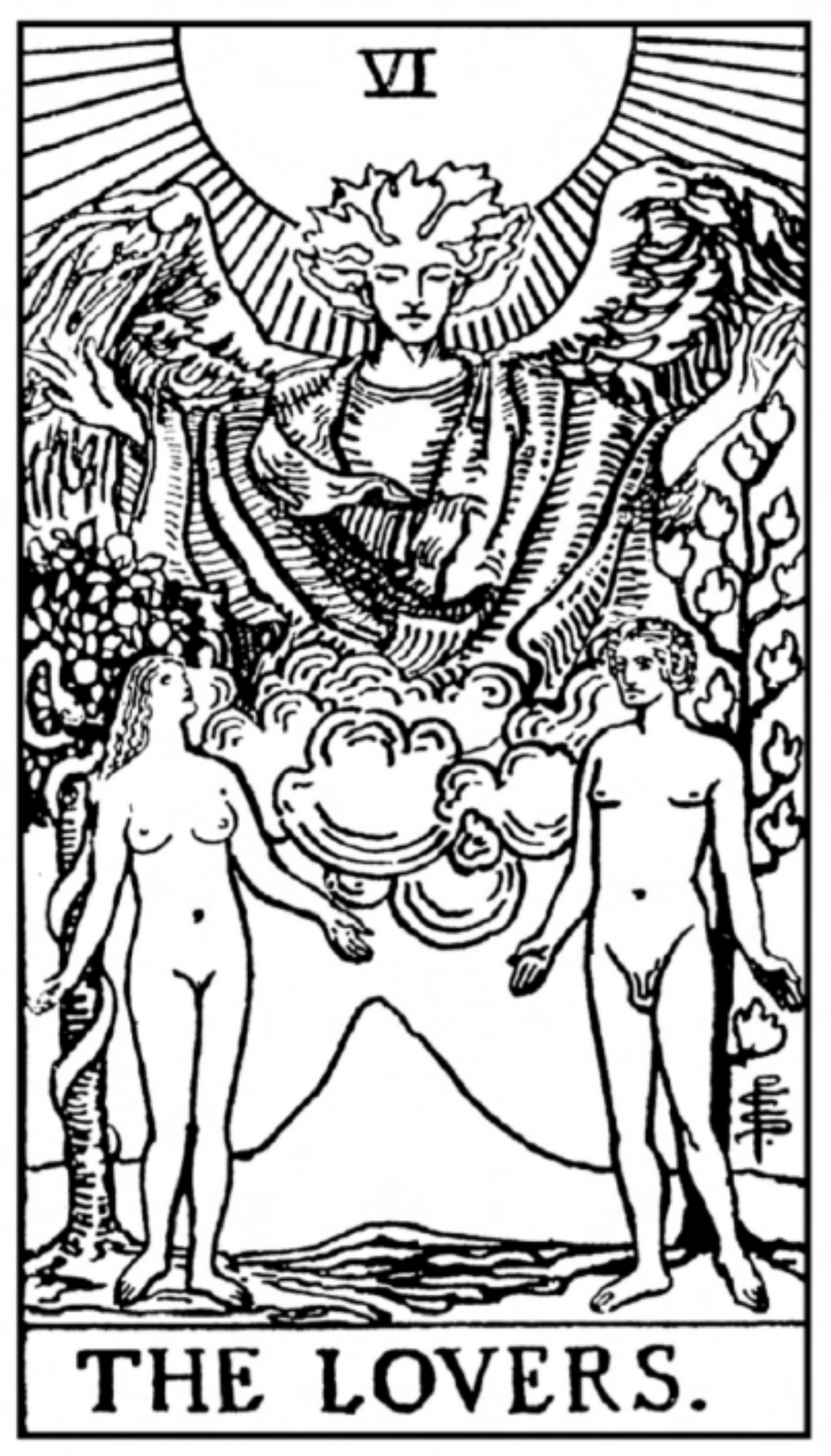 The Lovers Tarot T-Shirt