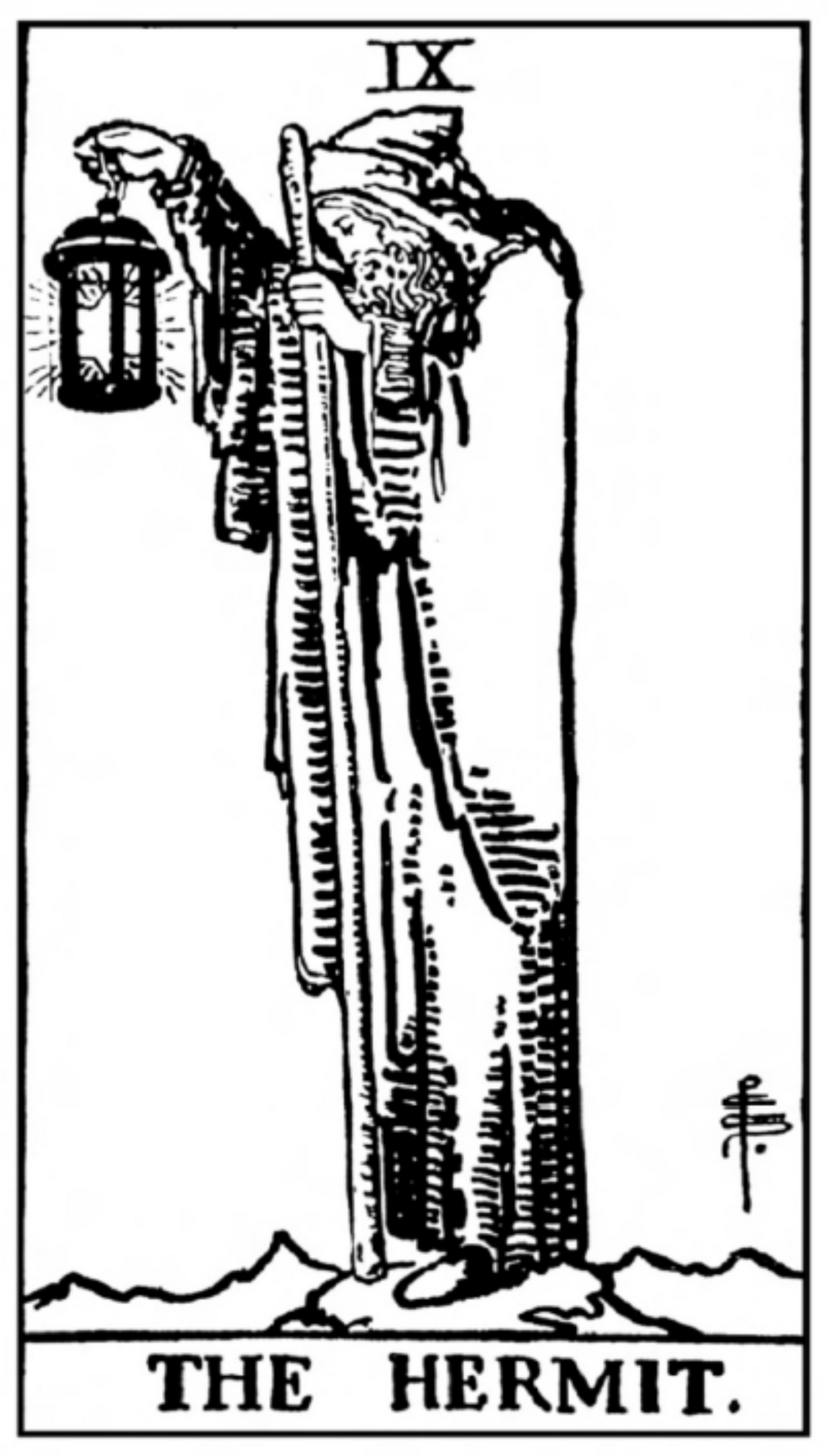 The Hermit Tarot T-Shirt